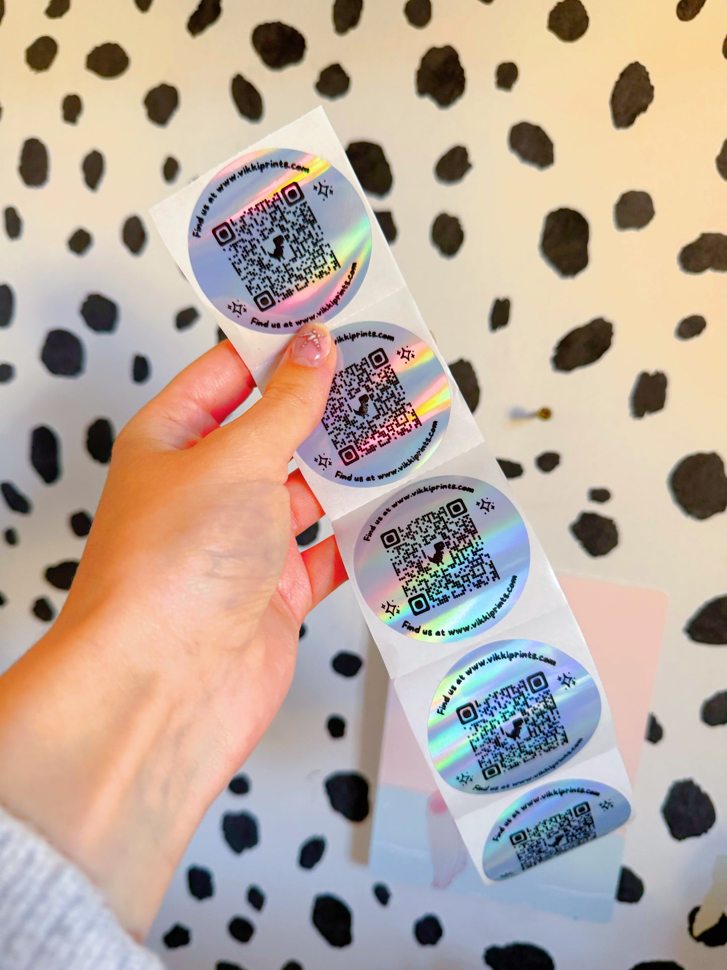 QR Code Stickers- Personalised Small Business Stickers
