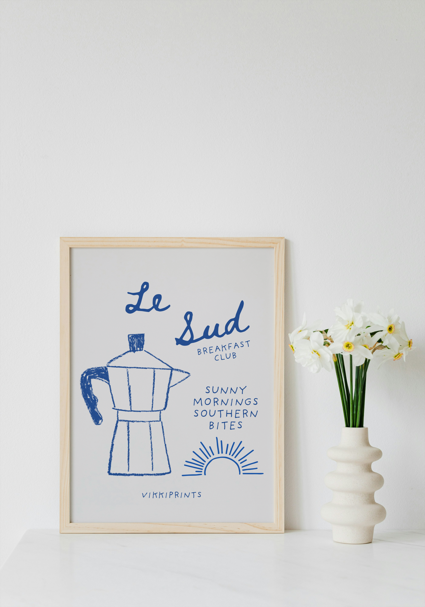 Le Sud Breakfast Club Art Print