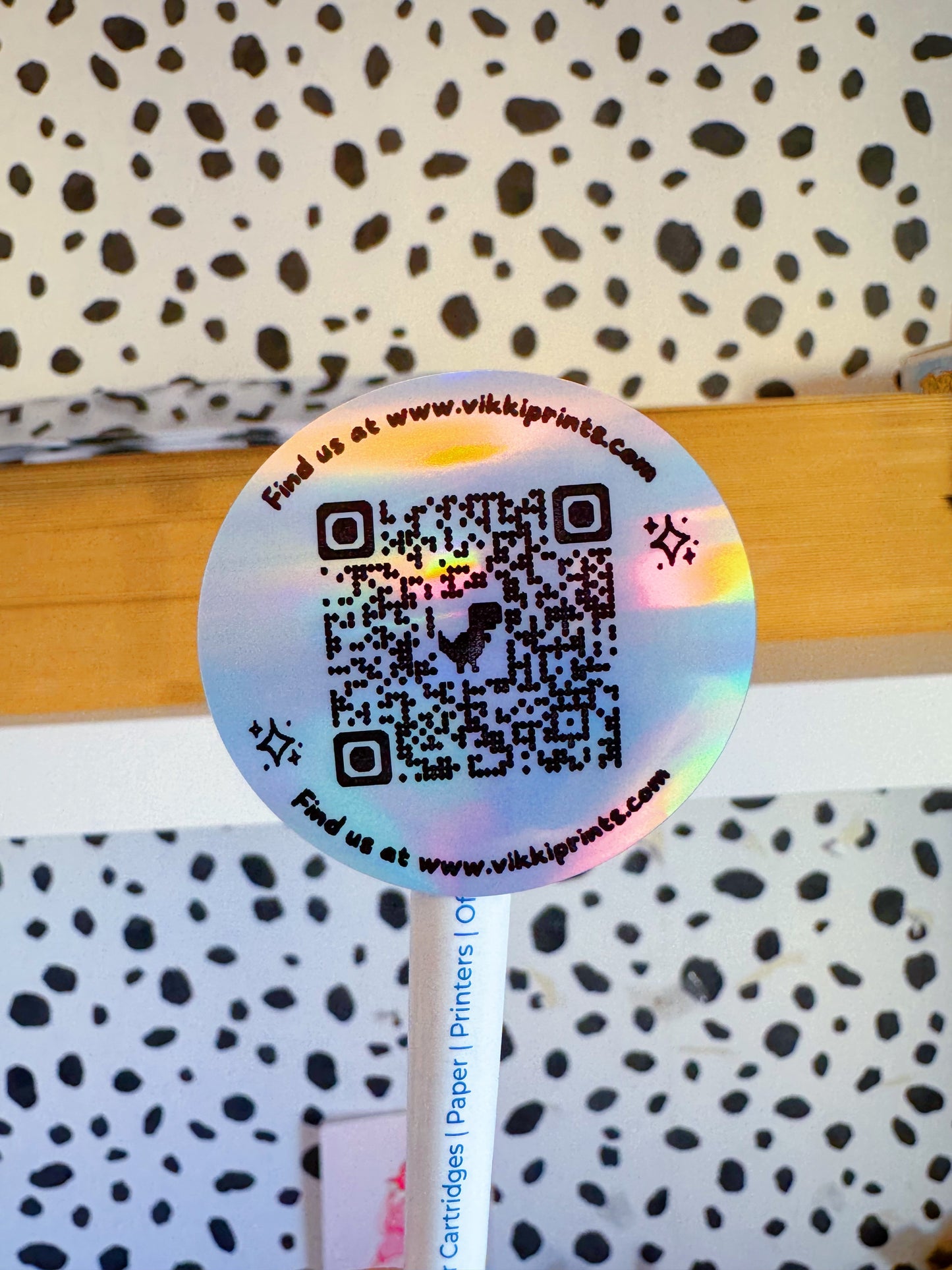 QR Code Stickers- Personalised Small Business Stickers