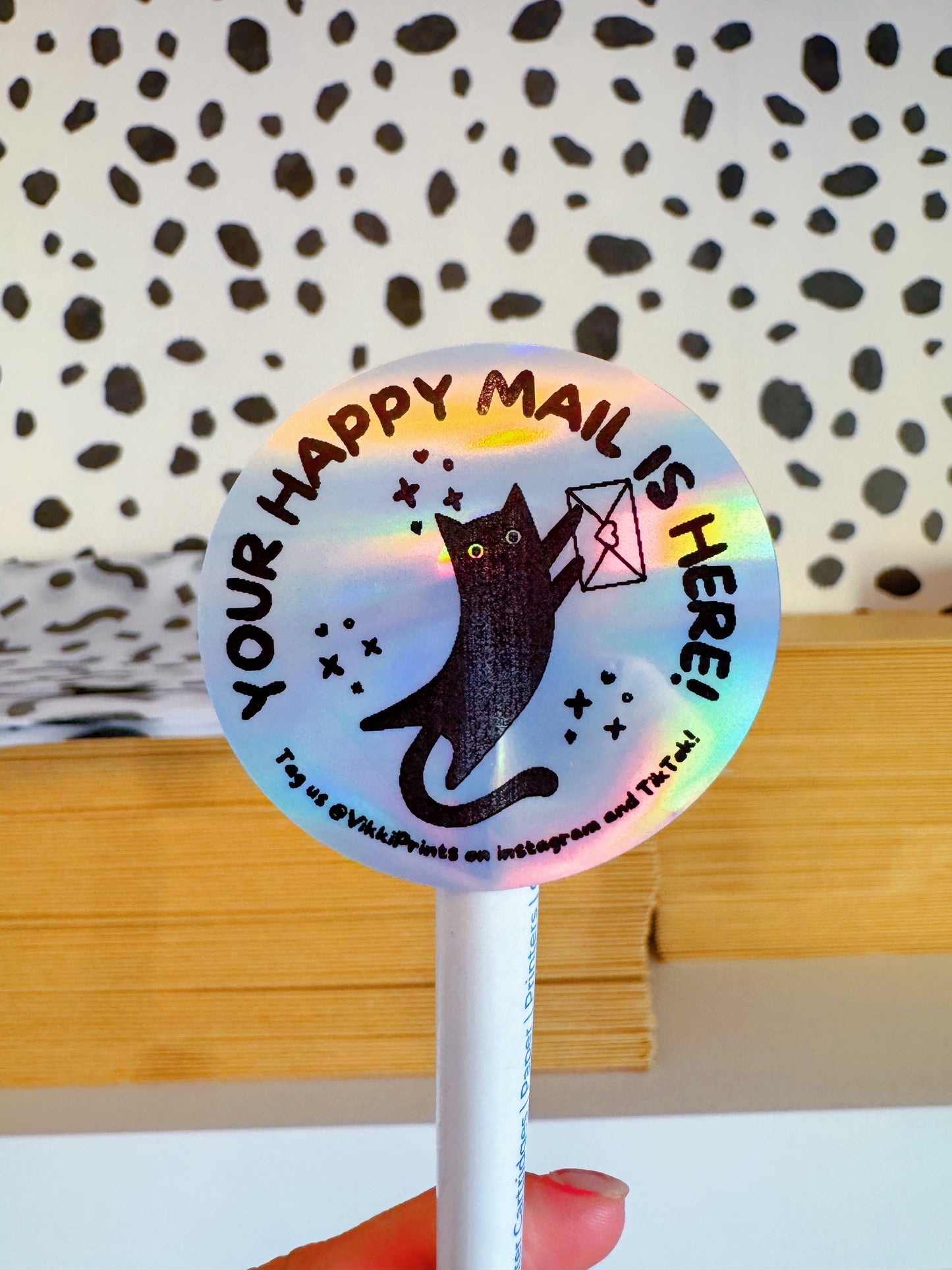 Your Happy Mail is Here - Personalised Small Business Stickers
