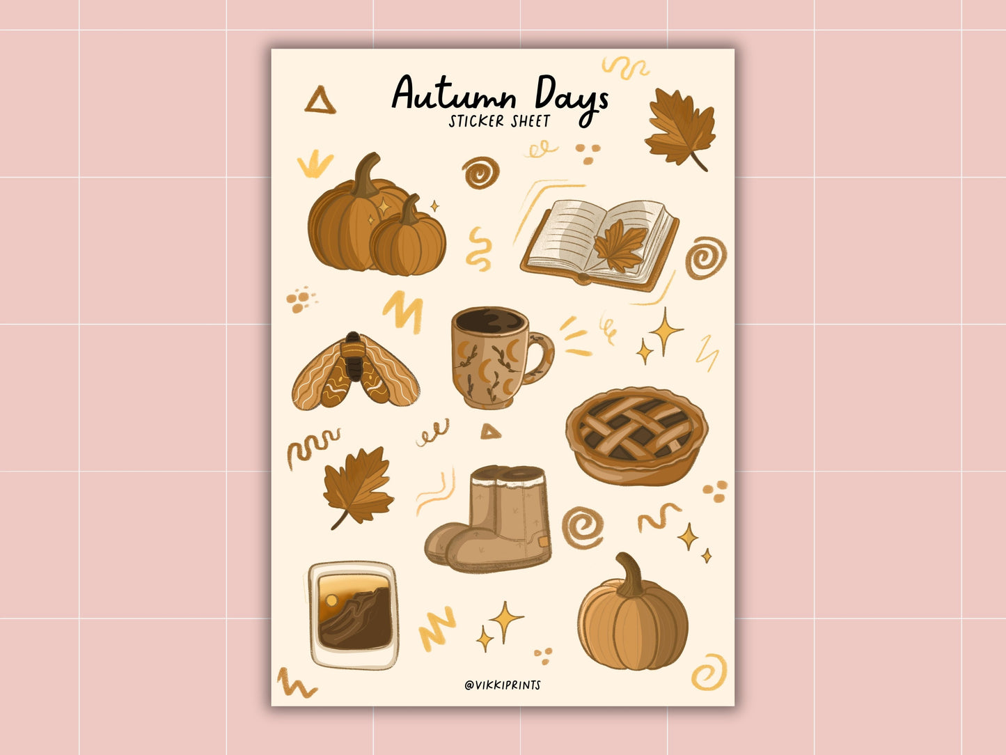 Autumn Days Sticker Sheet