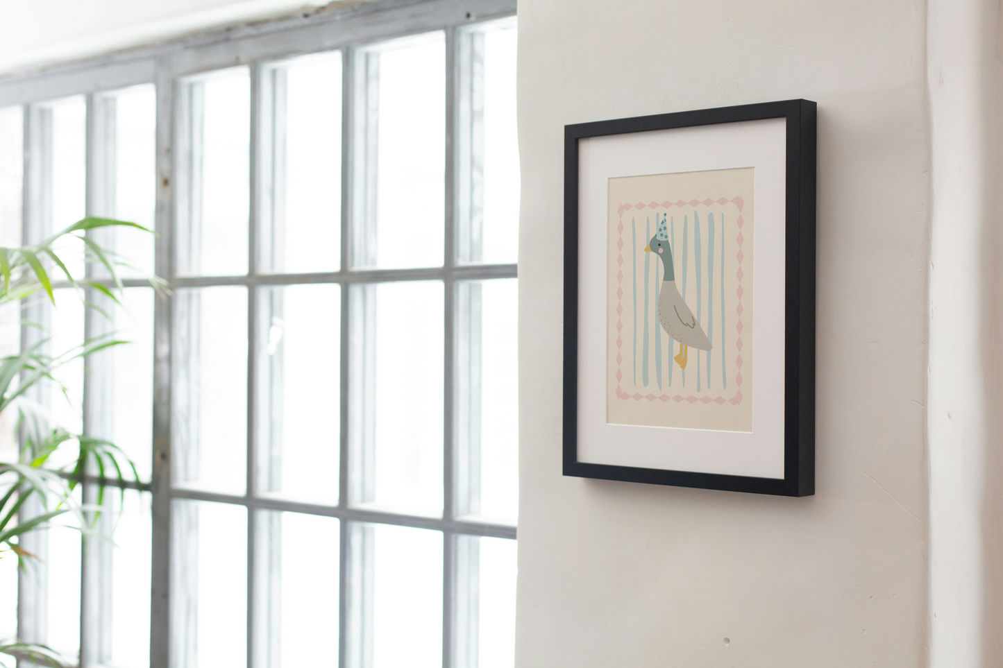 Vintage Duck Nursery Art Print