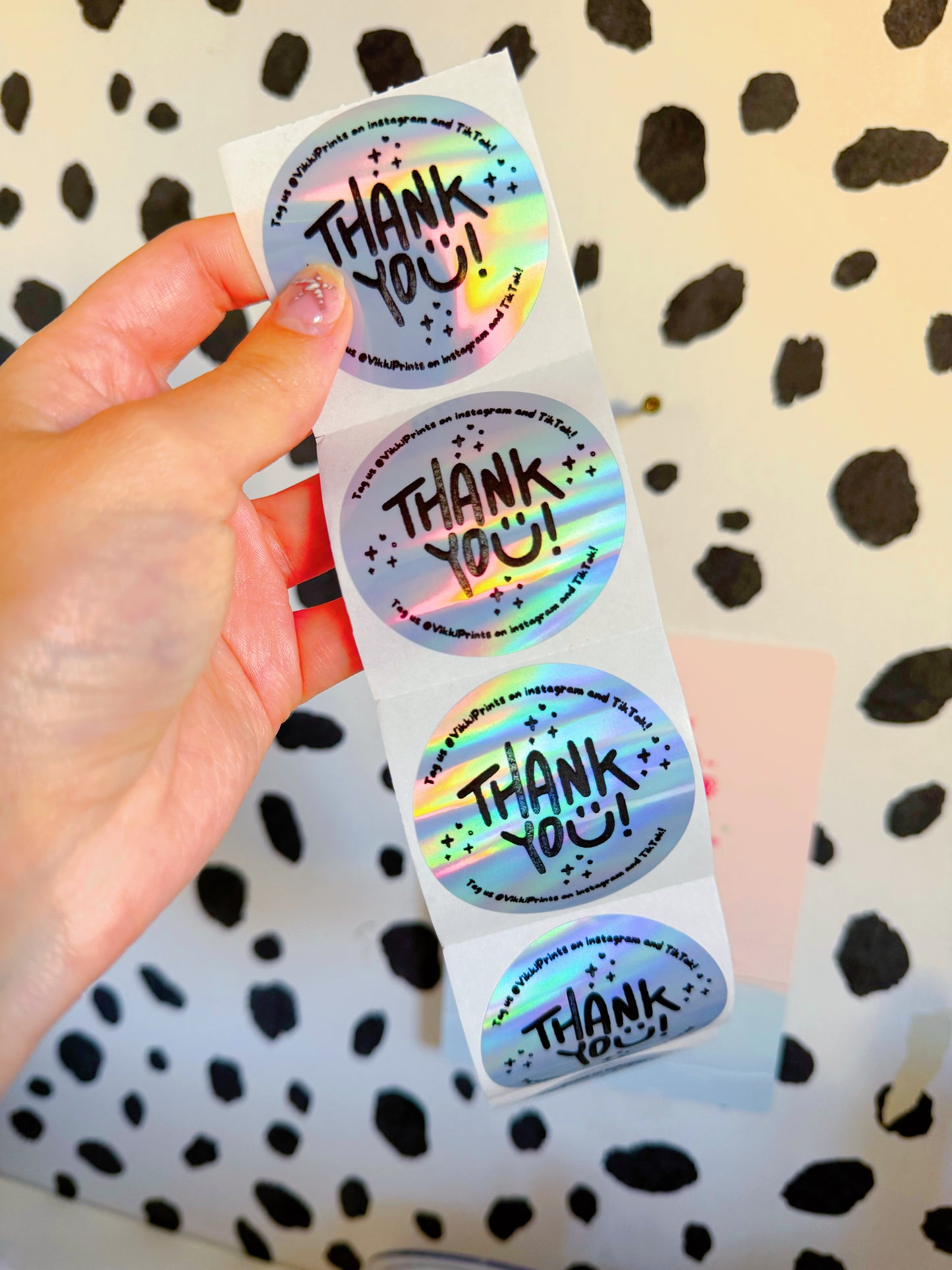 Thank You Stickers - Personalised Small Business Stickers