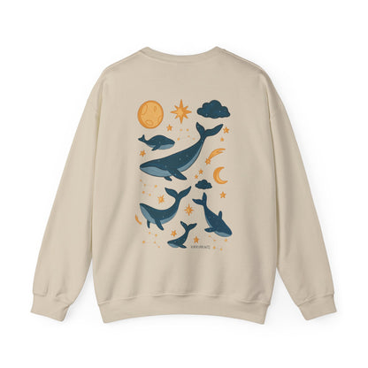 Celestial Whales Unisex Sweatshirt