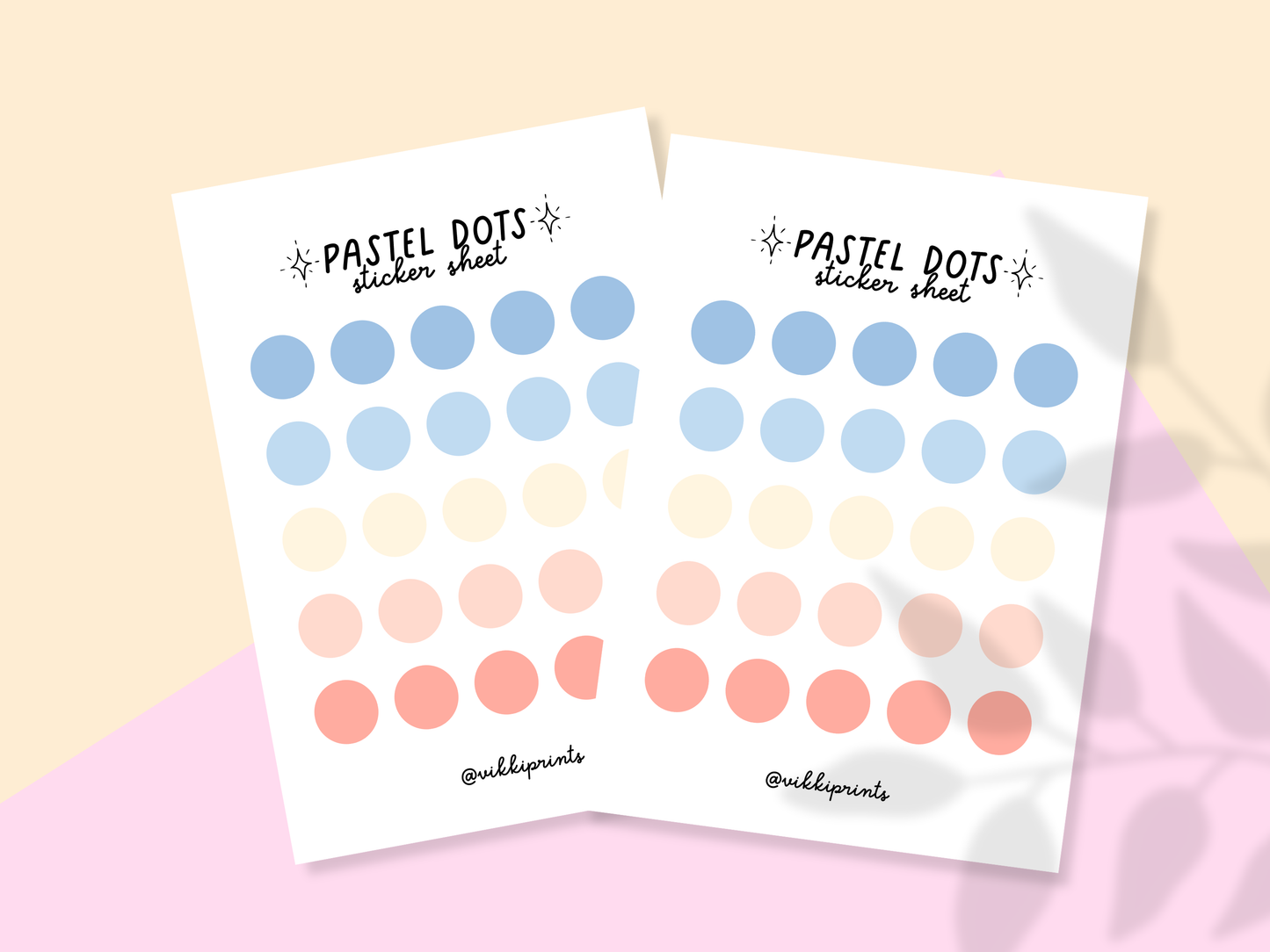 Pastel Dots Planner Stickers
