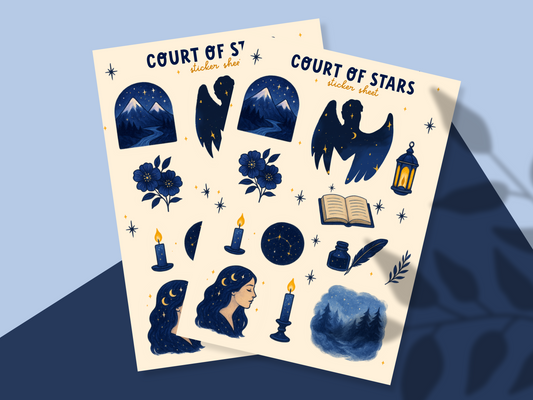 Court of Stars Sticker Sheet (ACOMAF Inspired Stickers)