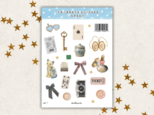 Trinkets Sticker Sheet - Volume 1