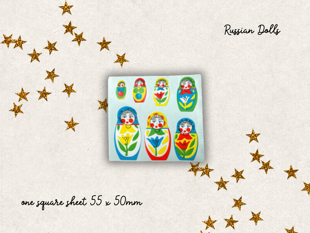 Mini vintage Sticker Sheets Collection