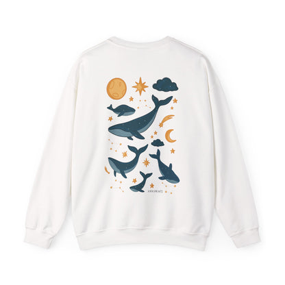Celestial Whales Unisex Sweatshirt