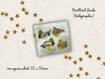 Mini vintage Sticker Sheets Collection
