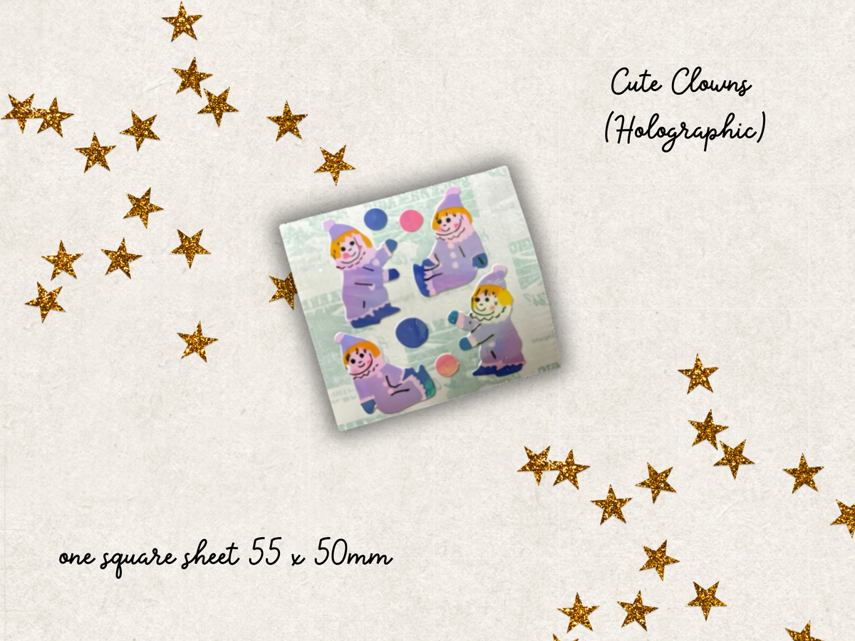 Mini vintage Sticker Sheets Collection