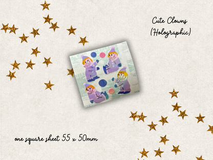 Mini vintage Sticker Sheets Collection
