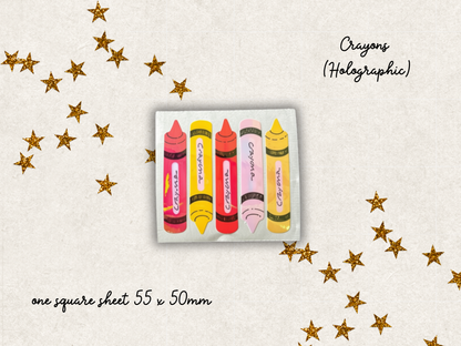 Mini vintage Sticker Sheets Collection