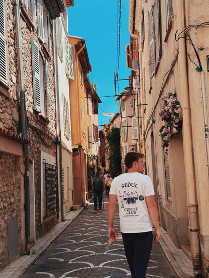 Seoul Coffee Club Unisex Tee - ‘Life Begins After Coffee’ Graphic T-Shirt