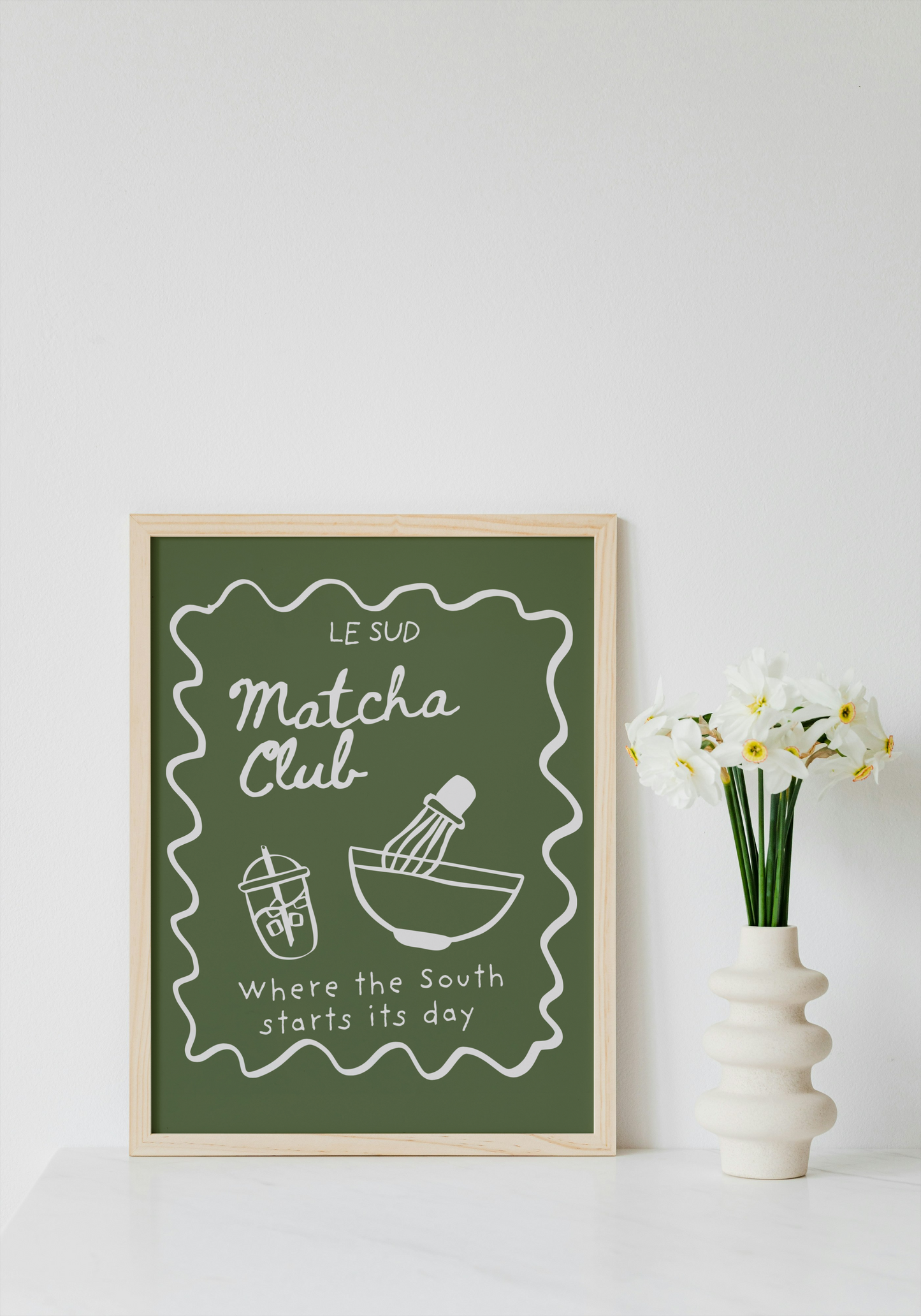 Le Sud Matcha Club Art Print
