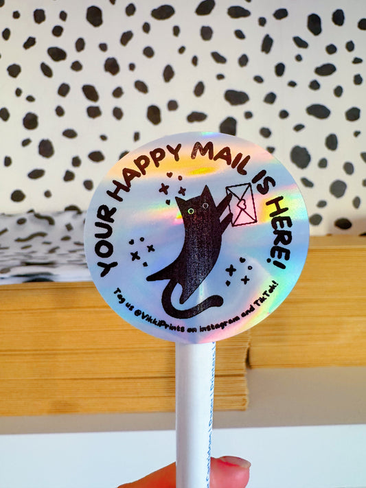 Your Happy Mail is Here - Personalised Small Business Stickers