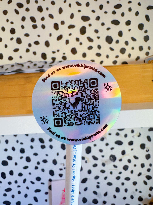 QR Code Stickers- Personalised Small Business Stickers
