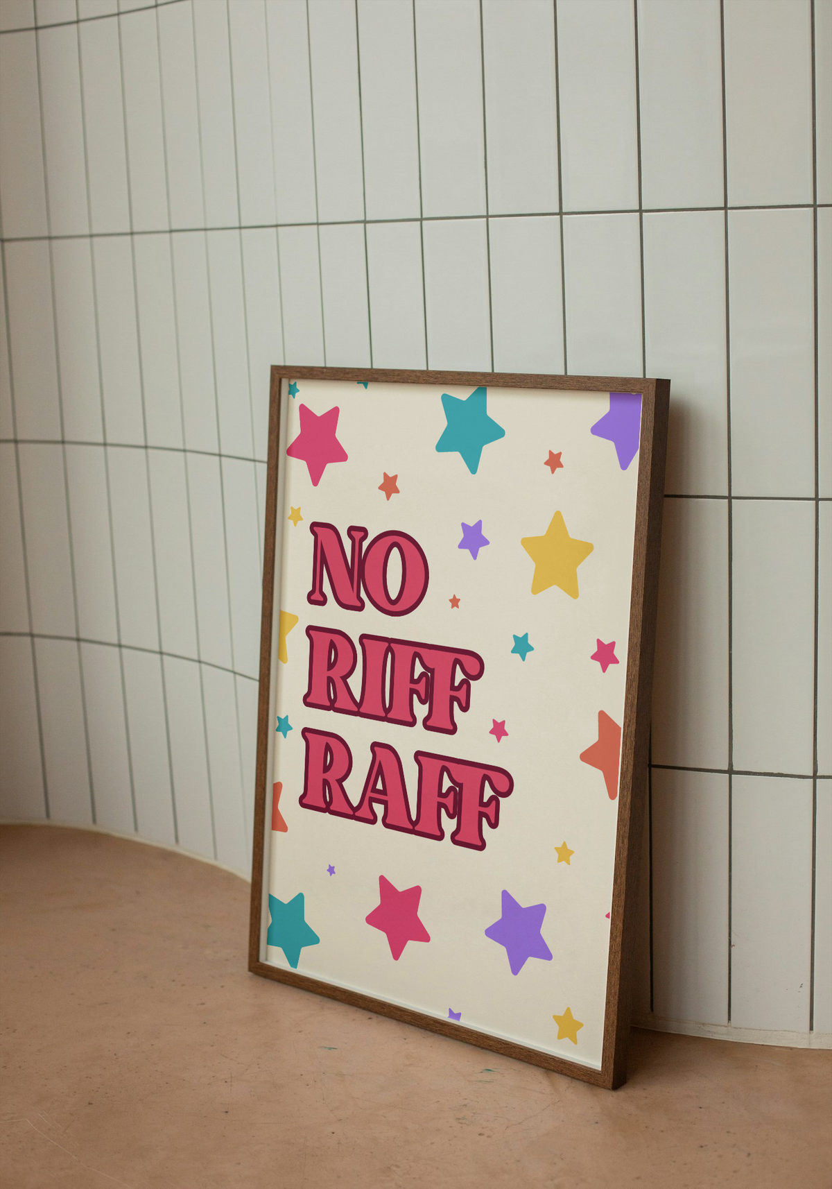 No Riff Raff Corner No Riff Raff Art Print – VikkiPrints