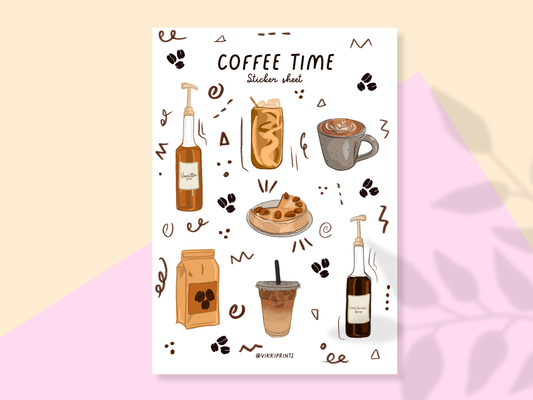 Coffee Time Sticker Sheet
