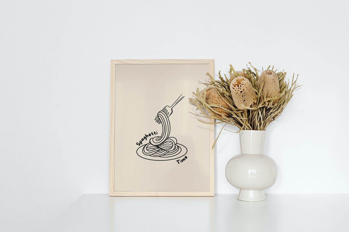 Spaghetti Time Art Print
