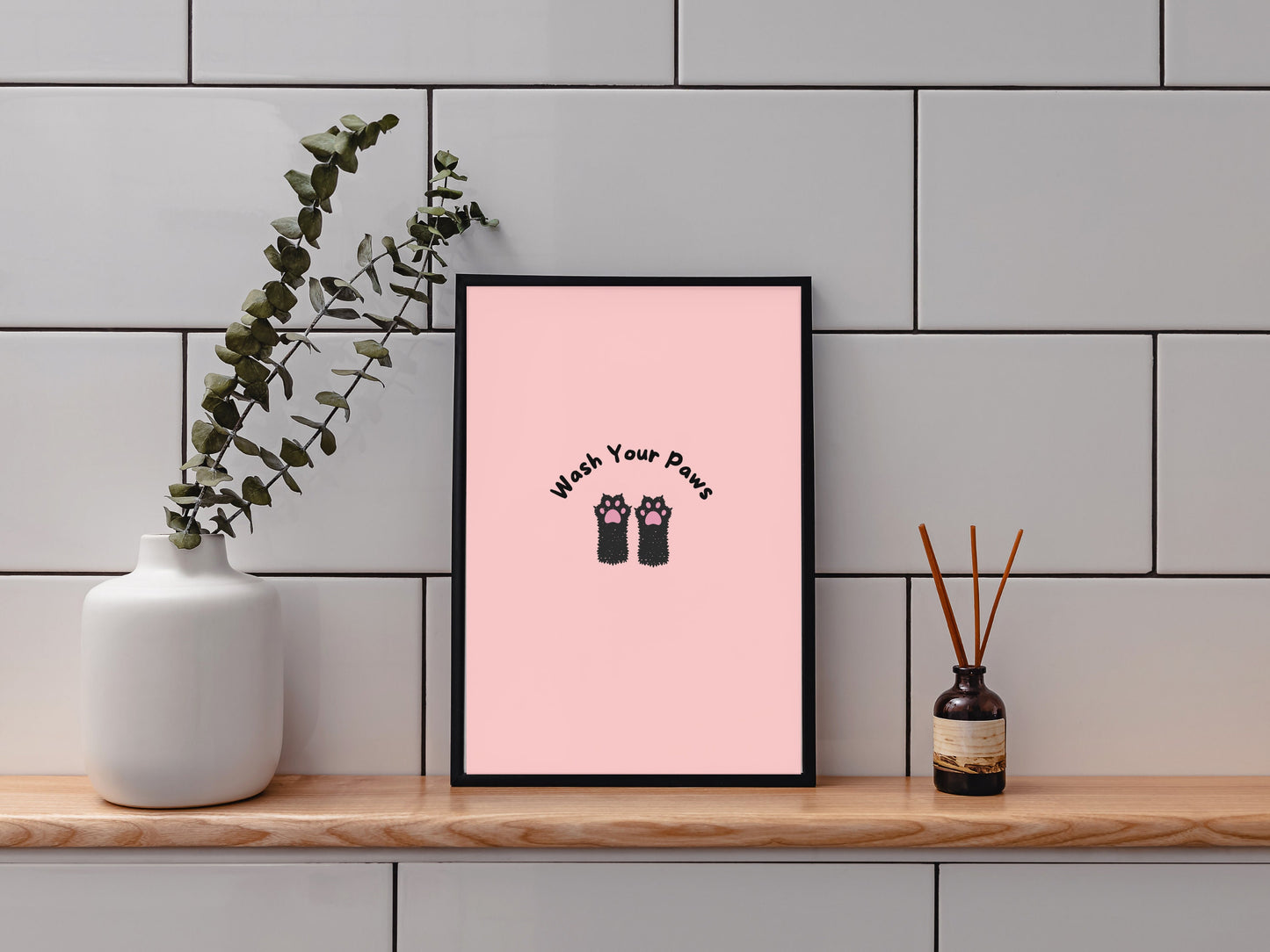 Wash Your Paws Art Print