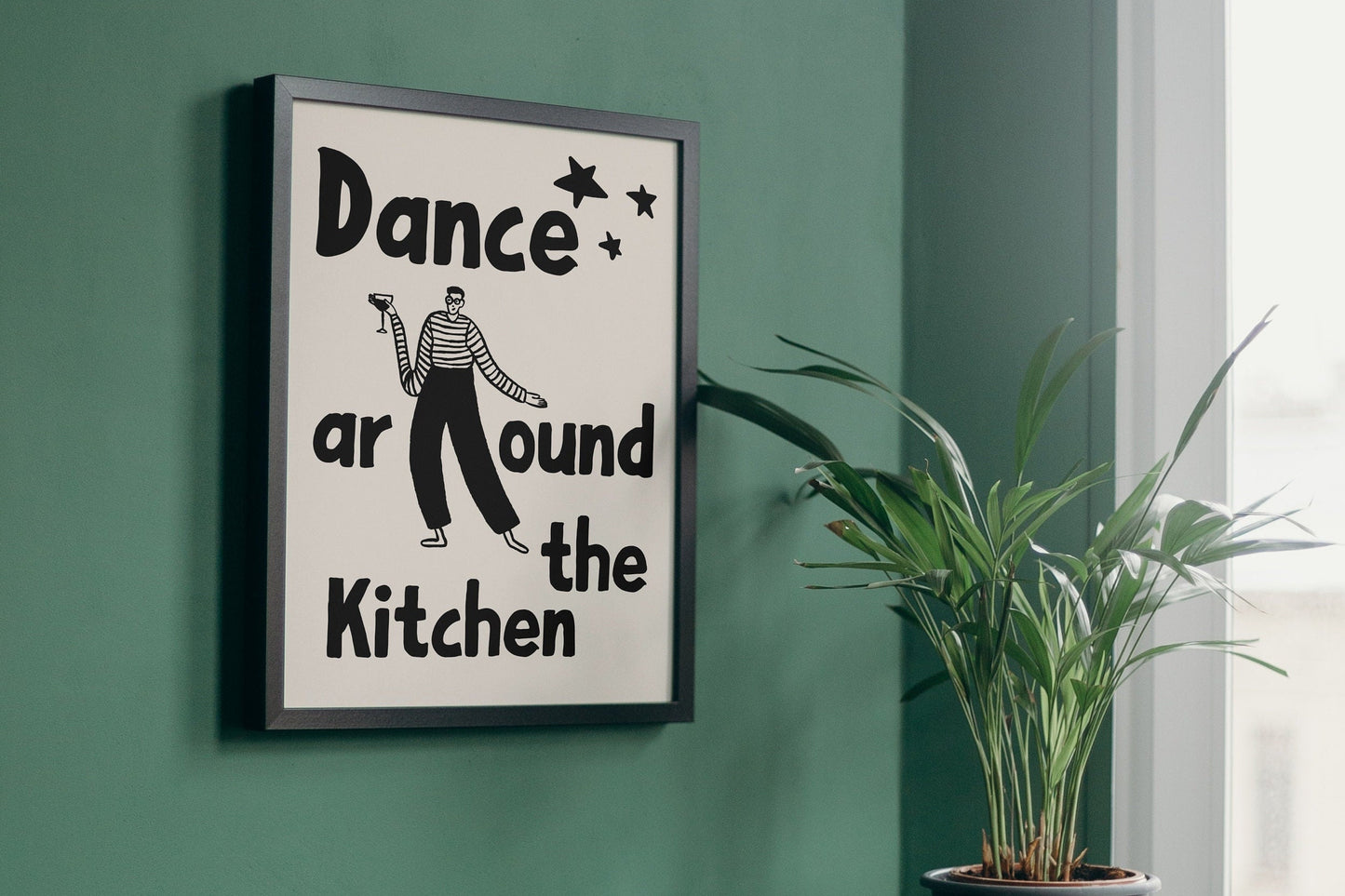 Dance Around the Kitchen Art Print