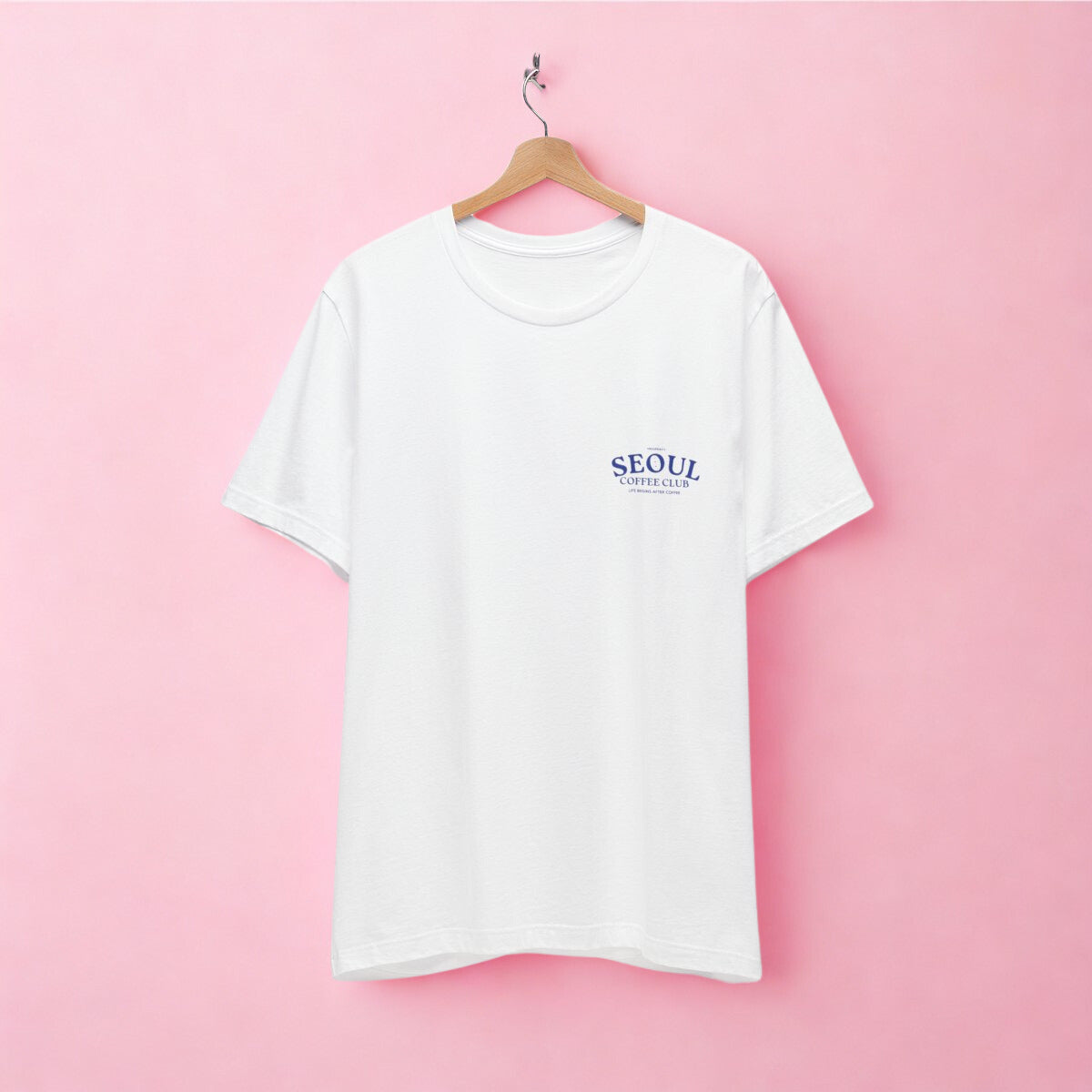 Seoul Coffee Club Unisex Tee - ‘Life Begins After Coffee’ Graphic T-Shirt