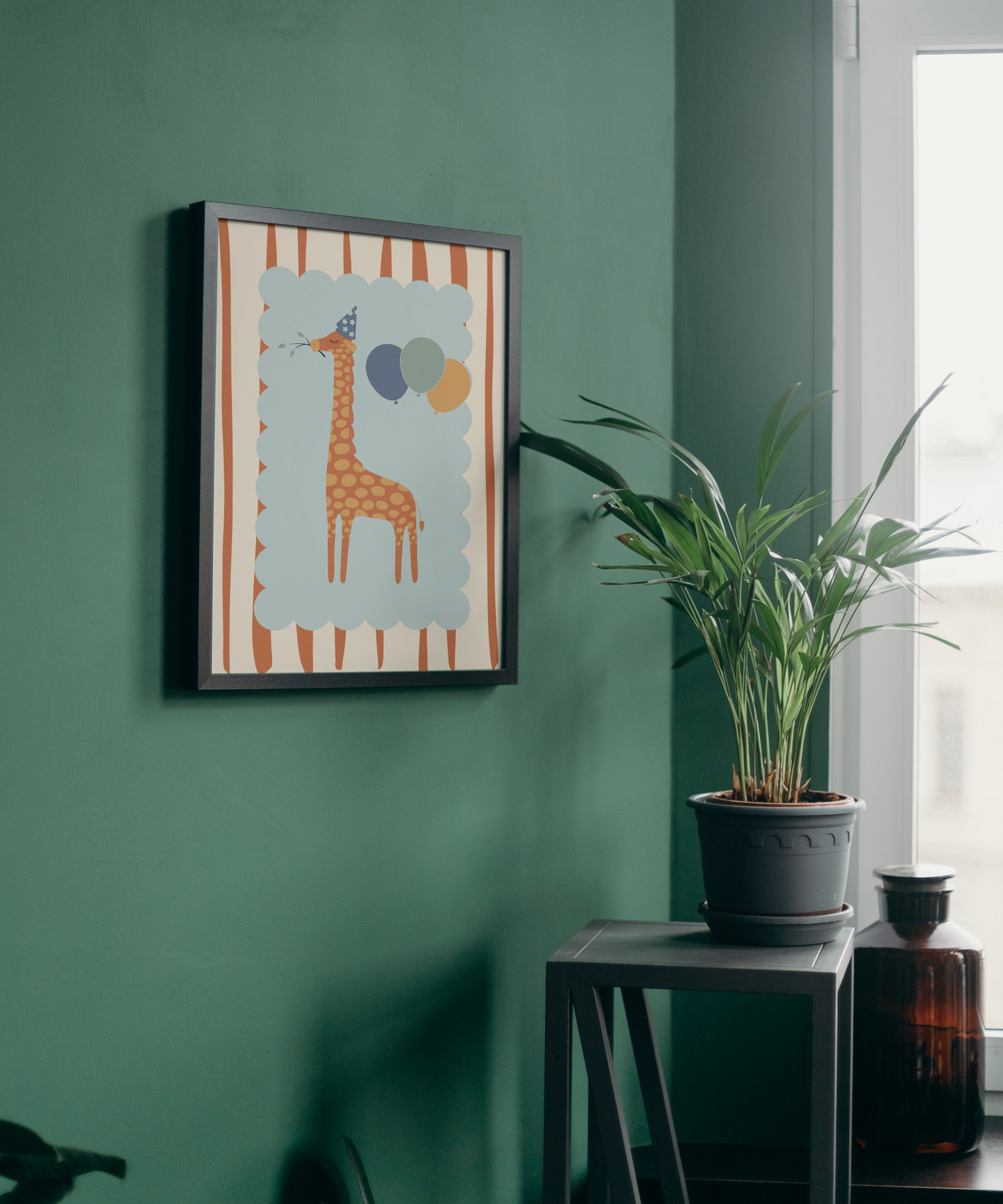 Circus Giraffe Nursery Art Print